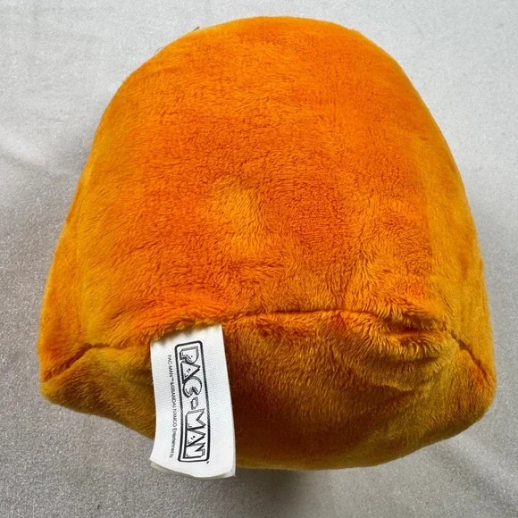 Bandai Namco Pac-Man Clyde Orange Ghost Plush 7 Inch Toy Factory Retro Arcade - Picture 2 of 8